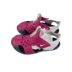 Nike Brand‎ Sandals For Girls Size 10C, Pink/White